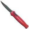Piranha Knife Company Piranha P-19RT Red Rated-R OTF Auto Knife, 154CM Black Blade