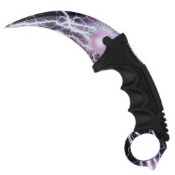 Gear Spool The Archimedes Claw Karambit, Purple Electric Blade