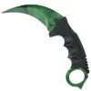 Gear Spool The Archimedes Claw Karambit, Green Smoky Blade