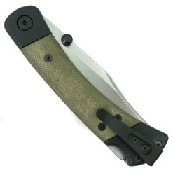 Buck Knives Buck Green Canvas Micarta Hunter Sport Lockback Folder Knife, Satin Blade -Zero Tolerance Shop IMG 7185 2 91968.1653936624