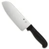 Spyderco Santoku Knife, Plain Edge Blade, Black Handle -Zero Tolerance Shop K08PBK Both 68347.1560459877