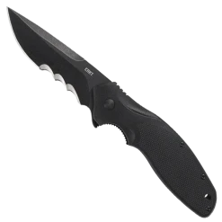 CRKT Shenanigan Black Veff Serrations Spring Assist Knife