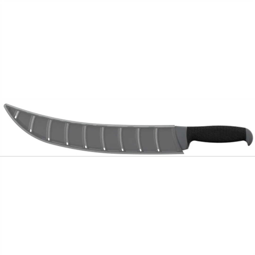 Kershaw 1241 Black/Dark Grey 12" Curved Fillet Fixed Blade Knife, Satin Bade 4 Kershaw 1241 Black/Dark Grey 12" Curved Fillet Fixed Blade Knife, Satin Bade - Image 2