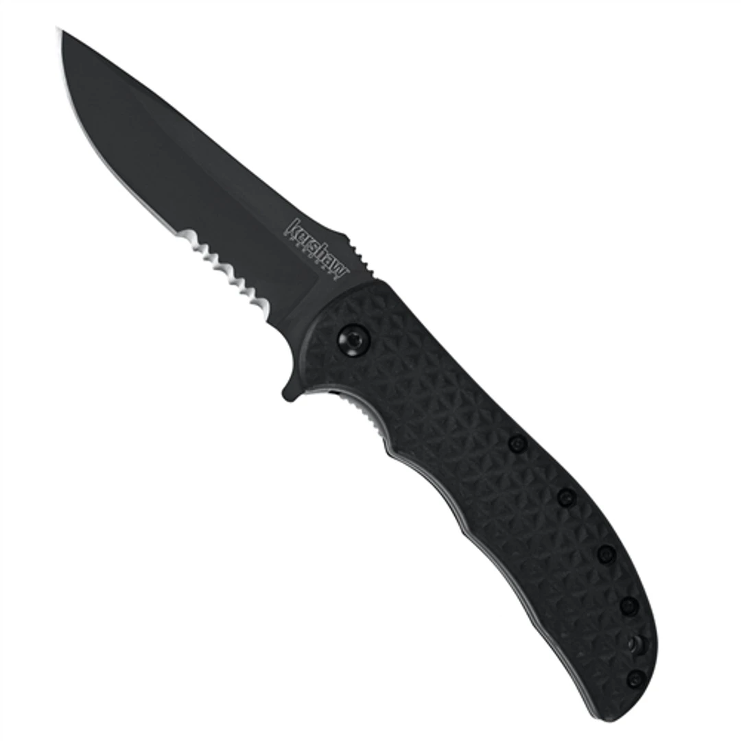 Kershaw Volt II 3650CKTST Spring Assisted Knife, Black Drop Point Combo Blade 3 Kershaw Volt II 3650CKTST Spring Assisted Knife, Black Drop Point Combo Blade