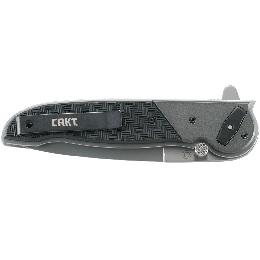 CRKT M40-15 Deadbolt Lock Flipper Knife, Bead Blast Combo Blade 4 CRKT M40-15 Deadbolt Lock Flipper Knife, Bead Blast Combo Blade - Image 2
