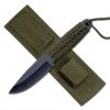 Survivor Knives HK-106C Army Green Paracord Fixed Blade Knife & Fire Starter, Black Blade 1 Survivor Knives HK-106C Army Green Paracord Fixed Blade Knife & Fire Starter, Black Blade -Zero Tolerance Shop MCHK 106C 2 63849.1533222101
