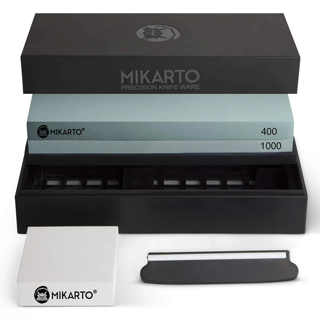 Mikarto Knife Ware Premium Dual Grit 400/1000 Whetstone 5 Mikarto Knife Ware Premium Dual Grit 400/1000 Whetstone - Image 3