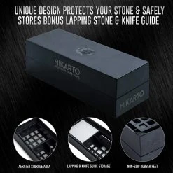 Mikarto Knife Ware Premium Dual Grit 400/1000 Whetstone 12 Mikarto Knife Ware Premium Dual Grit 400/1000 Whetstone -Zero Tolerance Shop MIK400 1000 product image5 5000x 00176.1669742506