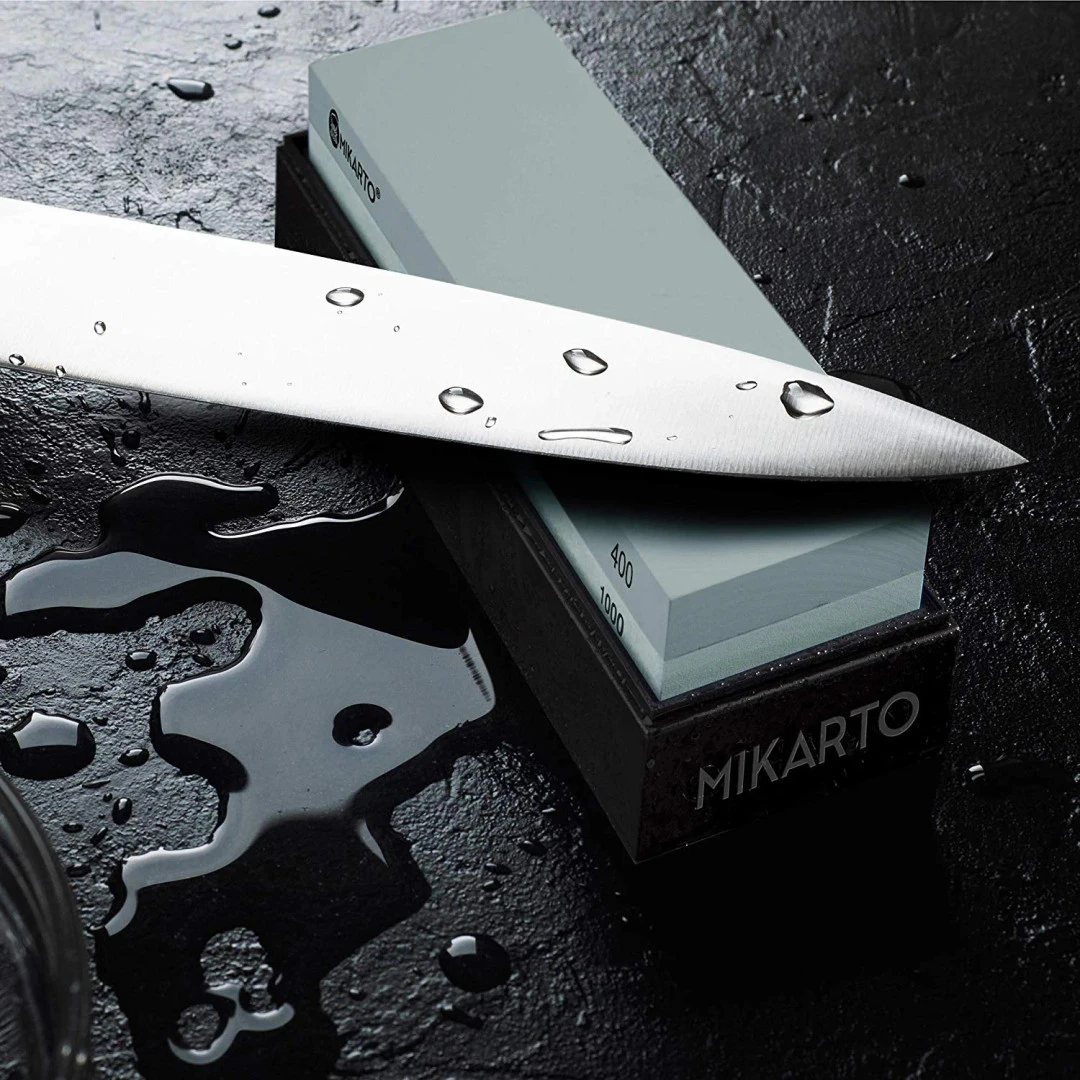 Mikarto Knife Ware Premium Dual Grit 400/1000 Whetstone 6 Mikarto Knife Ware Premium Dual Grit 400/1000 Whetstone - Image 4