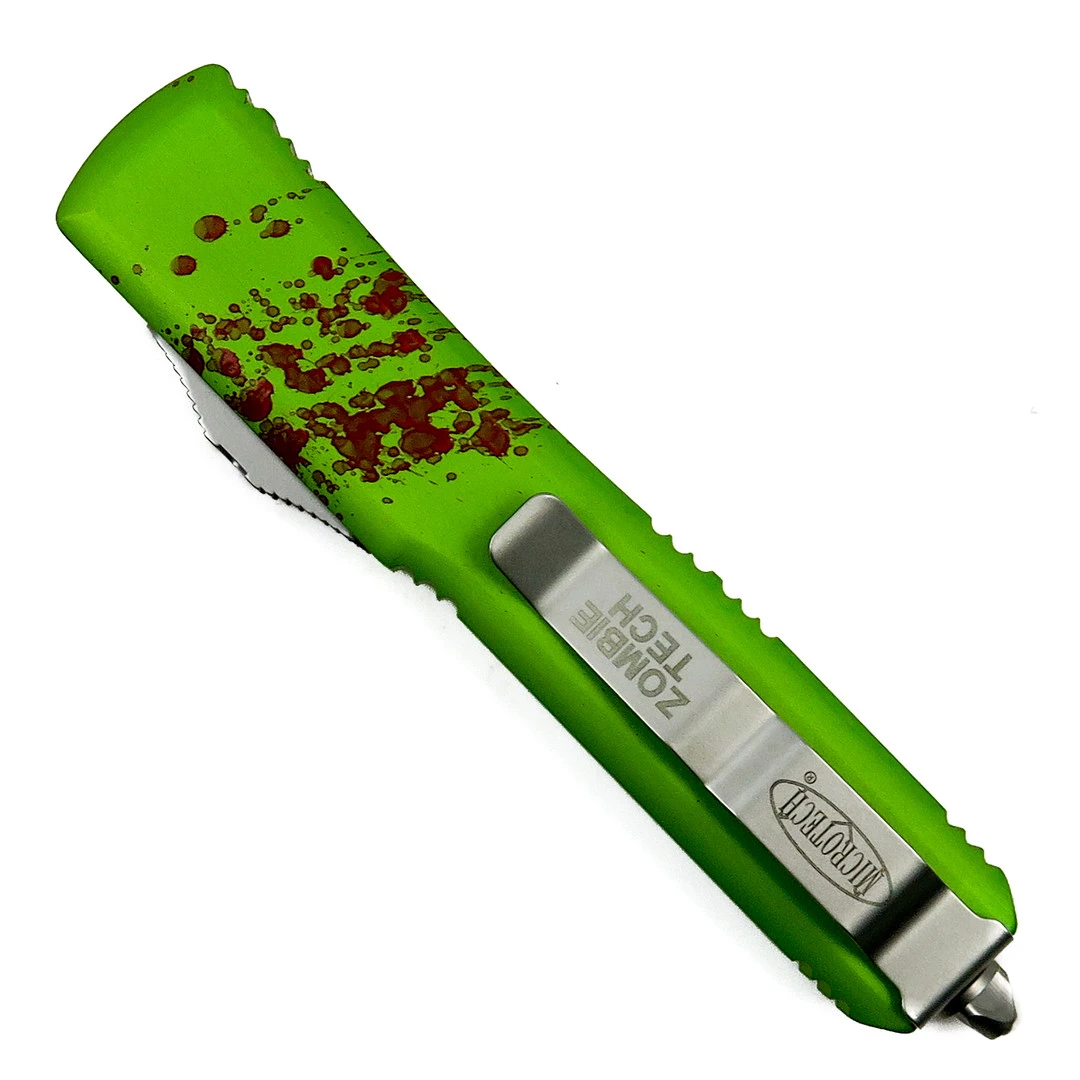 Microtech Zombie Ultratech Dagger OTF Auto Knife, Stonewash Blade 3 Microtech Zombie Ultratech Dagger OTF Auto Knife, Stonewash Blade - Image 2