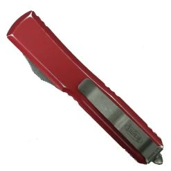 Microtech Distressed Red Ultratech OTF Auto Knife, Tanto Apocalyptic Blade -Zero Tolerance Shop MT123 10DRD 2 81565.1673714467