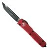 Microtech Red Contoured Ultratech OTF Auto Knife, Black Tanto Blade -Zero Tolerance Shop MT123 1RD 2 99497.1661614221