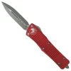 Microtech Red Troodon OTF Auto Knife, Apocalyptic Stonewash Blade -Zero Tolerance Shop MT138 10APRDn 1 92775.1668191790