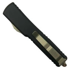 Microtech Black UTX-70 OTF Auto Knife, Bronze Dagger Blade -Zero Tolerance Shop MT147 13 2 28418.1667470902