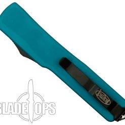 Microtech Turquoise UTX70 OTF Knife, Black Dagger Plain Edge Blade -Zero Tolerance Shop MT147 1TQ 3 80133.1533222225