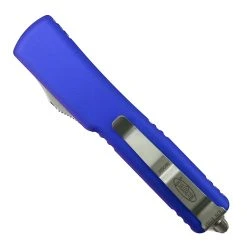 Microtech Purple UTX70 OTF Knife, Stonewash Plain Blade -Zero Tolerance Shop MT148 10PU 2 57588.1663605805