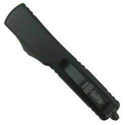 Microtech UTX70 OTF Knife, Black Drop Point Combo Blade -Zero Tolerance Shop MT148 2T 2 44876.1667245419