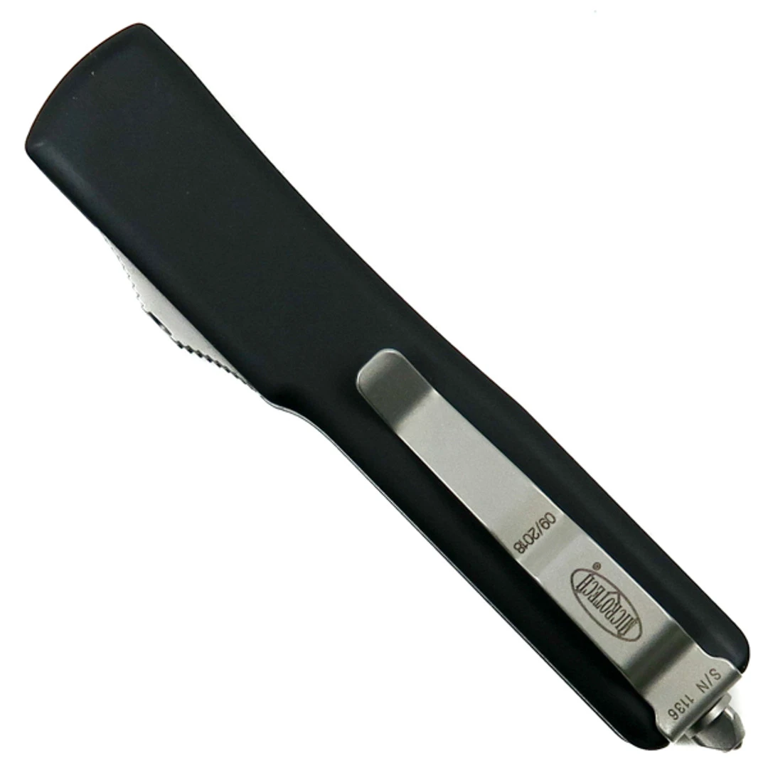 Microtech 148-5 Contoured UTX-70 S/E OTF Knife, Satin Combo Blade 4 Microtech 148-5 Contoured UTX-70 S/E OTF Knife, Satin Combo Blade - Image 2
