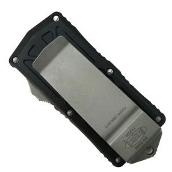 Microtech Black Exocet OTF Auto Knife, Apocalyptic Serrated Dagger Blade -Zero Tolerance Shop MT157 12AP 2 74643.1670370479