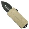 Microtech "Blade Show 40" Exocet Champagne OTF Auto Knife, Black Blade -Zero Tolerance Shop MT158 1TANBSHOW 2 33549.1624395055