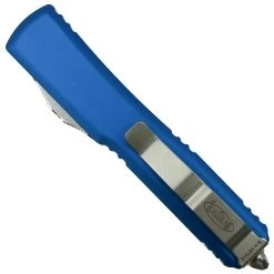 Microtech Blue Spartan Ultratech OTF Auto Knife, Satin Blade -Zero Tolerance Shop MT223 4BL 2 68036.1667329313