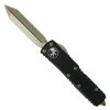 Microtech UTX-85 Spartan OTF Auto Knife, Bronze Double Tanto Blade -Zero Tolerance Shop MT230 13 1 50583.1677707434