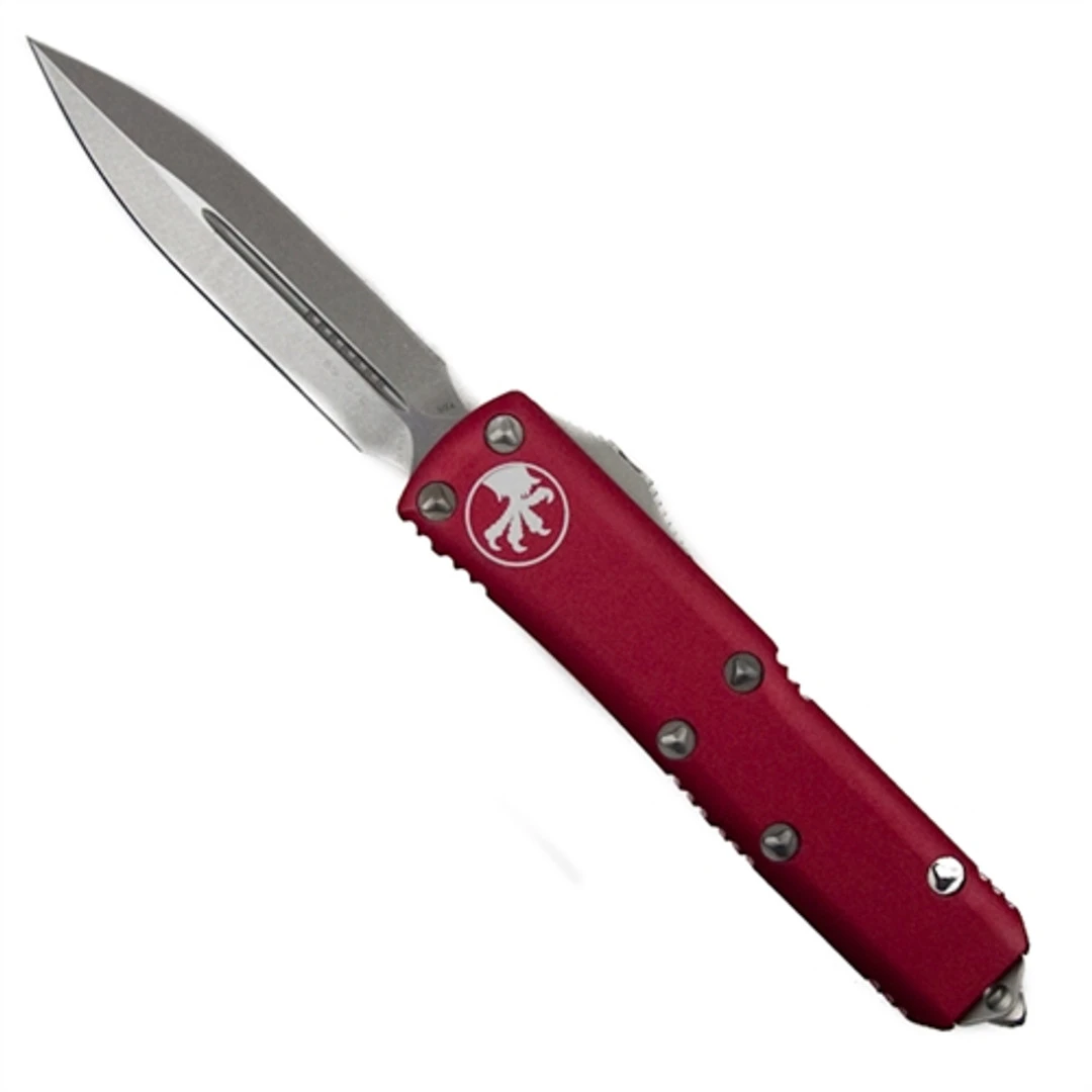 Microtech 232-10RD Red UTX-85 D/E OTF Auto Knife, Stonewash Blade 3 Microtech 232-10RD Red UTX-85 D/E OTF Auto Knife, Stonewash Blade
