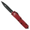 Microtech Red UTX-85 OTF Auto Knife, Full Serrated Black Dagger Blade -Zero Tolerance Shop MT232 3RD 1 66605.1663606199