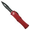 Microtech Red Hera OTF Knife, DLC Black Part Serrated Dagger Blade -Zero Tolerance Shop MT702 2RD 1 10184.1676128655