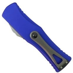 Microtech Purple Hera OTF Knife, Stonewash Part Serrated Blade -Zero Tolerance Shop MT703 11PU 2 70176.1676129670