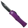 Microtech Violet Hera OTF Knife, DLC Black Drop Point -Zero Tolerance Shop MT703 1VI 1 30192.1676129109