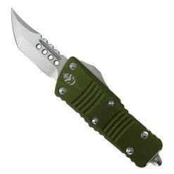 Microtech Signature Series OD Green Mini Troodon OTF Knife, Hellhound Stonewash Blade -Zero Tolerance Shop MT819 10ODS 1 87171.1677705952