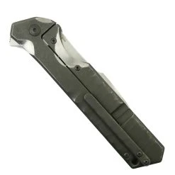 Olamic Cutlery Dark Wash Rainmaker Flipper Knife, Satin Harpoon Blade -Zero Tolerance Shop OCRFL301 H 2 02841.1652112086