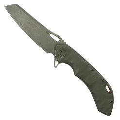 Olamic Cutlery Rocks Ti Wayfarer 247 Knife, Wash Sheepscliffe Blade
