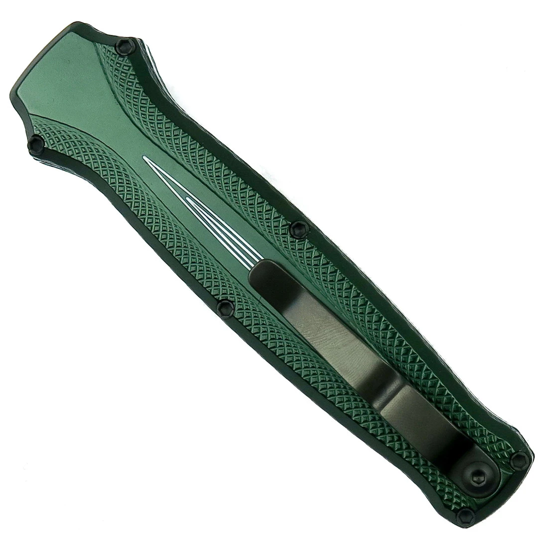 Piranha Knife Company Piranha P-20GT Green Rated-XDE OTF Auto Knife, 154CM Black Blade 4 Piranha Knife Company Piranha P-20GT Green Rated-XDE OTF Auto Knife, 154CM Black Blade - Image 2