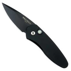 Pro-Tech Knives Pro-Tech 2907 Sprint Cali-Legal Auto Knife, CPM-S35VN Black Blade