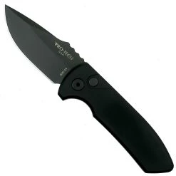 Pro-Tech Knives Pro-Tech SBR Auto Knife, Black Blade