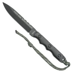 TOPS Knives TOPS Ranger Bootlegger Fixed Blade Knife, Black Blade
