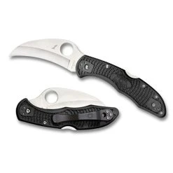 Spyderco C106PBK2 Tasman Salt 2 Hawkbill Folder Knife, H-1 Satin Blade -Zero Tolerance Shop SPYC106PBK2 3 20157.1550173263
