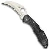 Spyderco C106SBK2 Tasman Salt 2 Hawkbill Folder Knife, H-1 Satin SpyderEdge Blade -Zero Tolerance Shop SPYC106SBK2 2 23745.1533221942