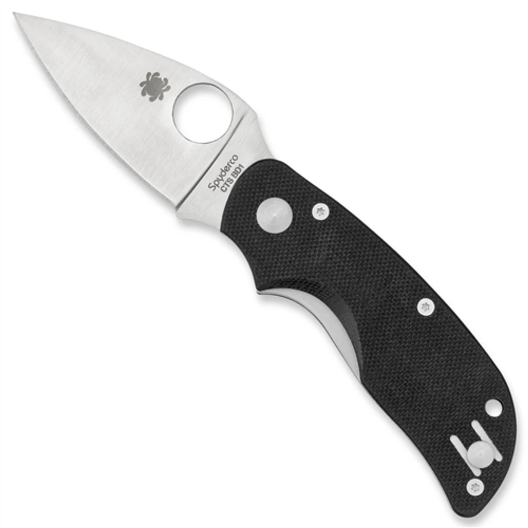 Spyderco C129GP Cat Folder Knife, CTS-BD1 Satin Blade 3 Spyderco C129GP Cat Folder Knife, CTS-BD1 Satin Blade