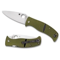 Spyderco C217GP Black/Yellow Caribbean Folder Knife, LC200N Satin Blade 5 Spyderco C217GP Black/Yellow Caribbean Folder Knife, LC200N Satin Blade -Zero Tolerance Shop SPYC217GP 3 62364.1533222138