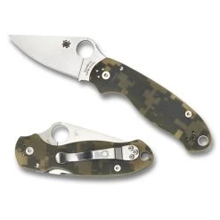 Spyderco C223GPCMO Digi Camo Para 3 Folder Knife, CPM-S45VN Satin Blade -Zero Tolerance Shop SPYC223GPCMO 3 83494.1533222015
