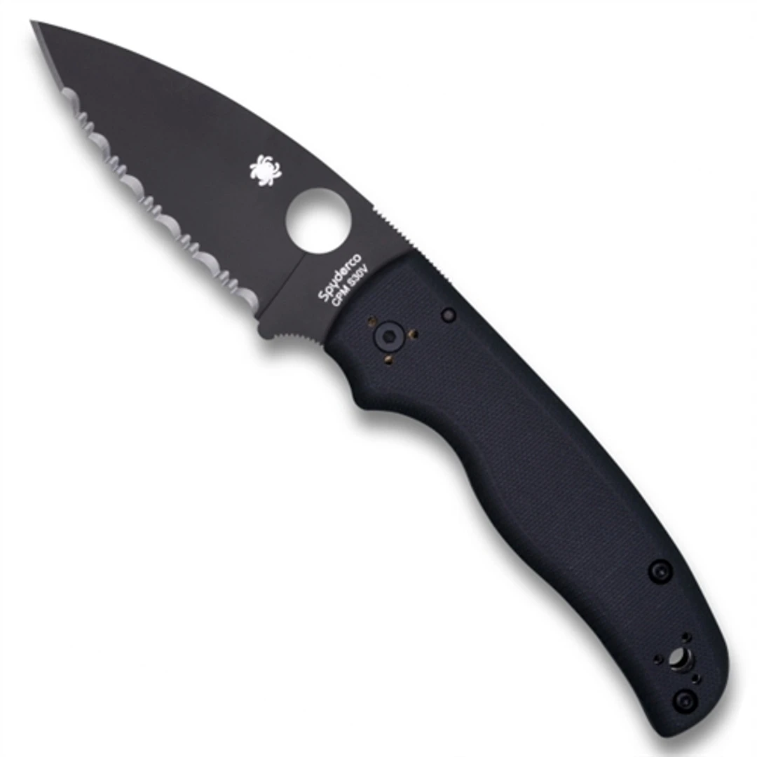 Spyderco C229GSBK Shaman Folder Knife, CPM-S30V Black SpyderEdge Blade 3 Spyderco C229GSBK Shaman Folder Knife, CPM-S30V Black SpyderEdge Blade
