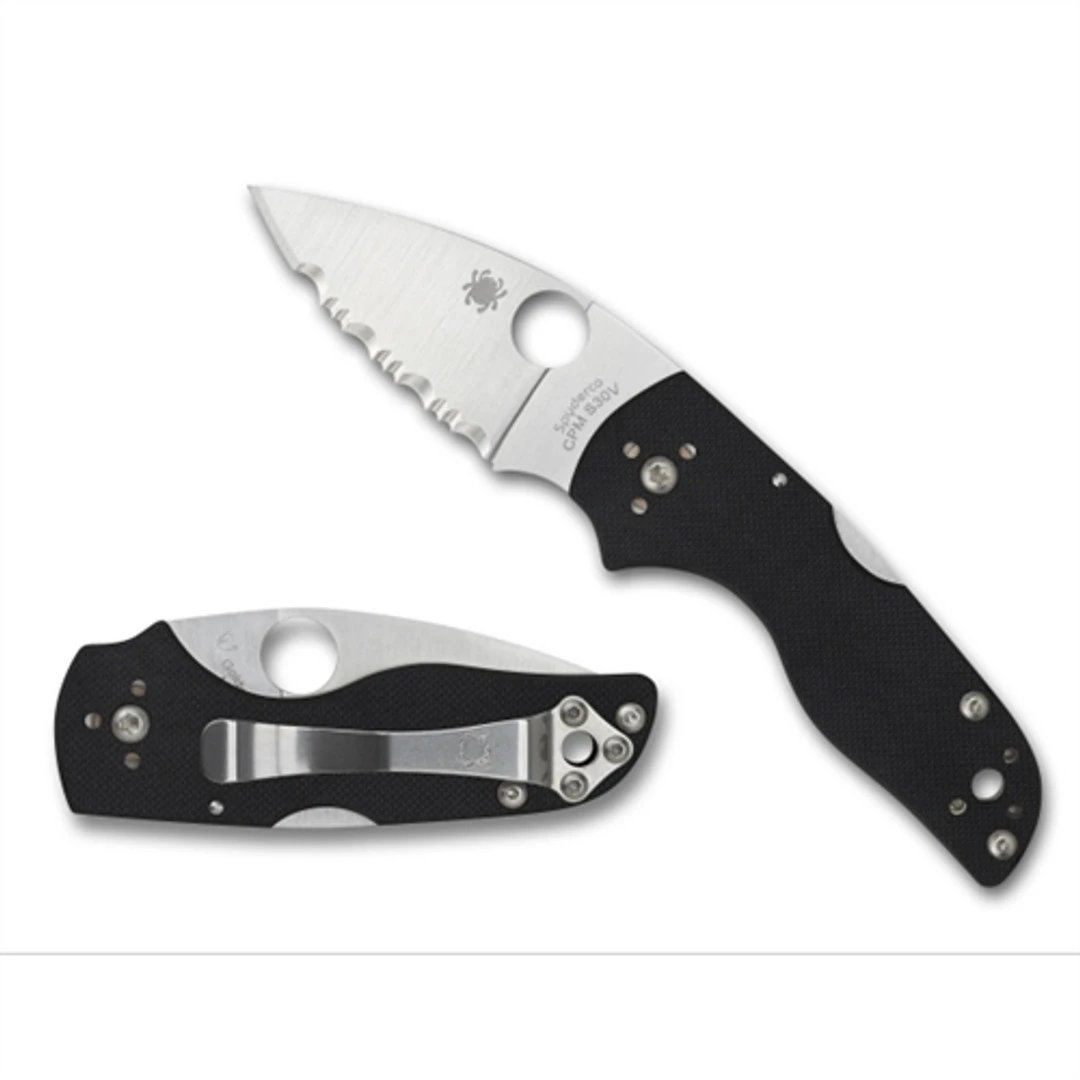 Spyderco C230MBGS Back Lock Lil' Native Folder Knife, CPM-S30V Satin SpyderEdge Blade 4 Spyderco C230MBGS Back Lock Lil' Native Folder Knife, CPM-S30V Satin SpyderEdge Blade - Image 2