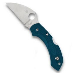 Spyderco Blue FRN Dragonfly 2 Folder Knife, K390 Satin Blade