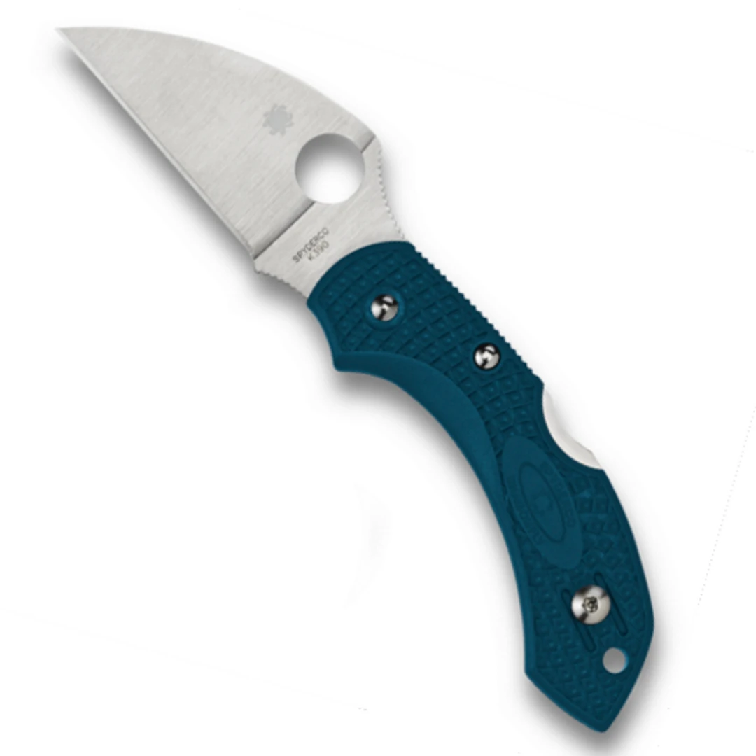 Spyderco Blue FRN Dragonfly 2 Folder Knife, K390 Satin Blade 3 Spyderco Blue FRN Dragonfly 2 Folder Knife, K390 Satin Blade