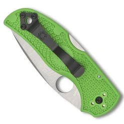Spyderco Green Native 5 Salt Folding Knife, LC200N Blade -Zero Tolerance Shop SPYC41PGR5 Closed 66937.1669734767