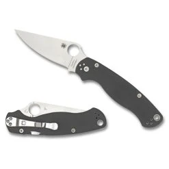 Spyderco C81GPDGY2 Dark Grey Paramilitary 2 Folder Knife, Maxamet Satin Blade -Zero Tolerance Shop SPYC81GPDGY2 3 10339.1559228293