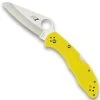 Spyderco C88PYL2 Yellow Salt 2 Folder Knife, H-1 Satin Blade -Zero Tolerance Shop SPYC88PYL2 2 60569.1533222133